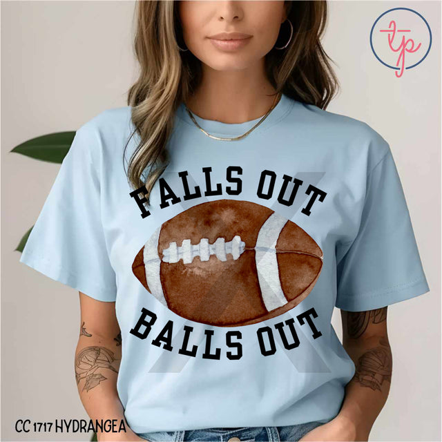 Falls Out Balls Out Watercolor