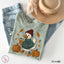 Faux Embroidery Fall Duck
