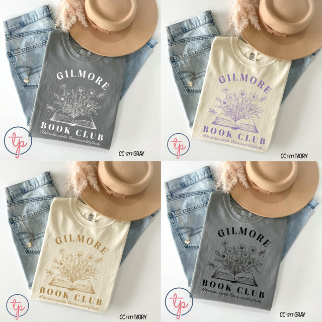 Gilmore Book Club Black, Purple, White, Yellow