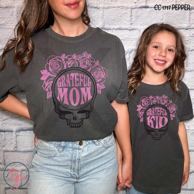 Grateful Mom or Kid Floral