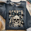 Halloween Coquette Bow Skull Preppy