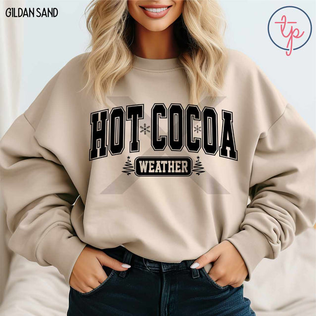 Hot Cocoa Weather Black
