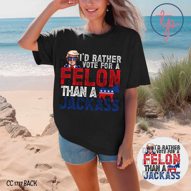 I'd Rather Vote for a Felon Black or White