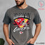 Kansas City Chiefs Helmet Triangle Gray