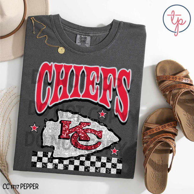 Kansas City Chiefs Sequin KPI