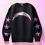 Los Angeles Chargers Pink Faux Glitter KPI Front or Sleeve