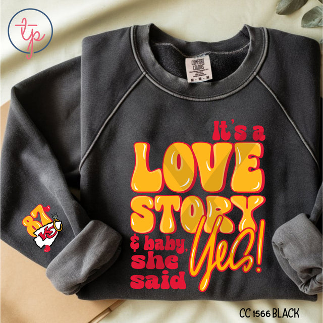Love Story Front or Sleeve
