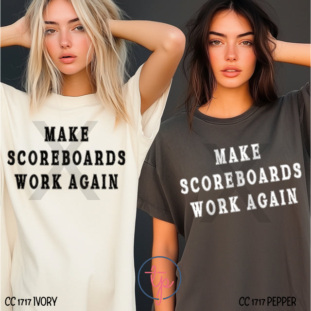 Make Scoreboards Work Again Black or White