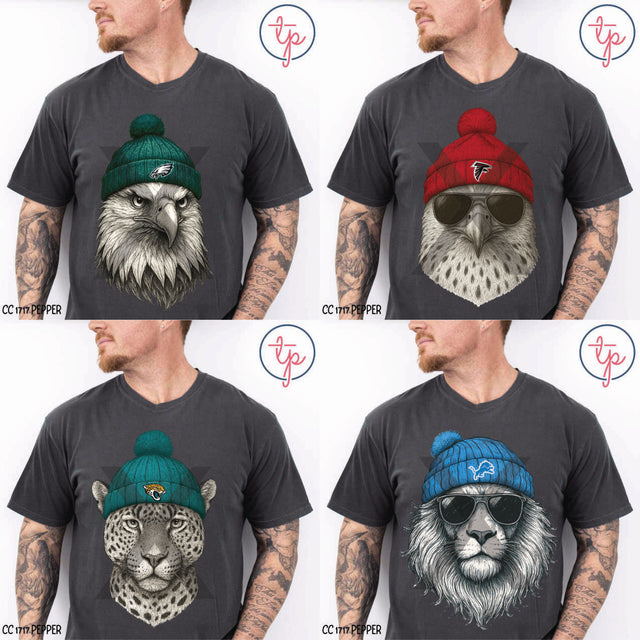 NFL Vintage Mascots KPI Colts, Commanders, Cowboys, Dolphins, Eagles, Falcons, Jaguars, Lions