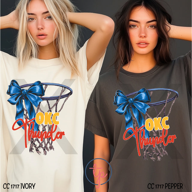 OKC Thunder Coquette Hoop