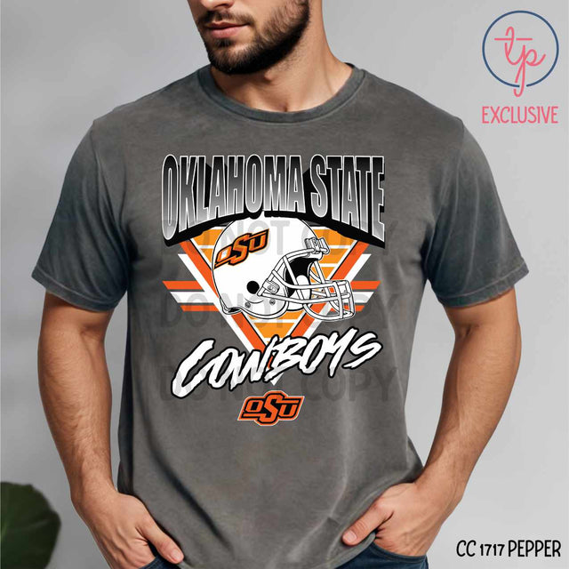 Oklahoma State Cowboys Helmet Triangle