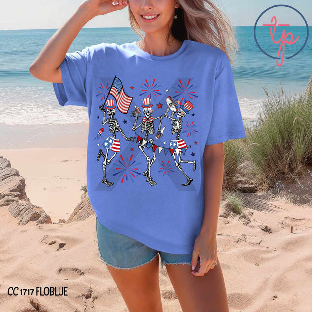 Patriotic Dancing Skellies