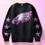 Philadelphia Eagles Pink Faux Glitter KPI Front or Sleeve