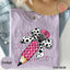 Pink Check Dalmation Pencil