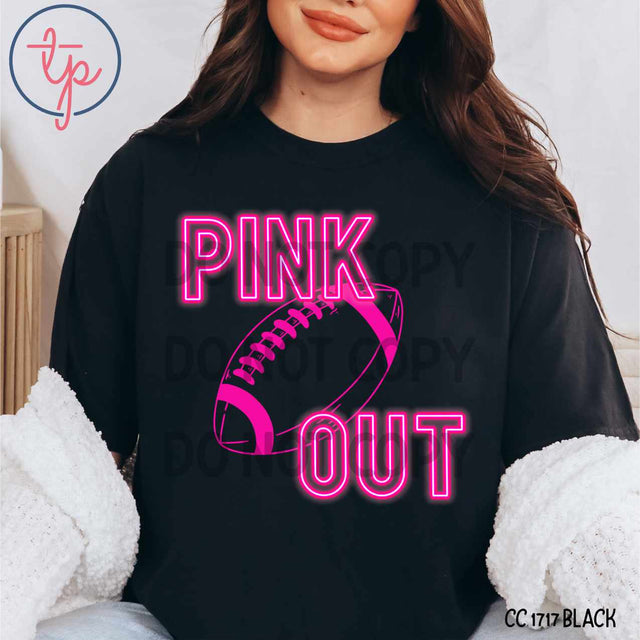 Pink Out Neon Football
