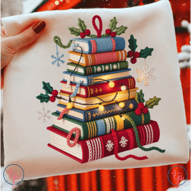 Preppy Faux Knitted Books