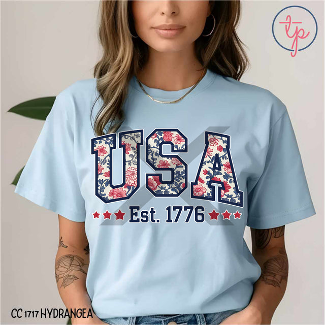 Preppy Floral USA