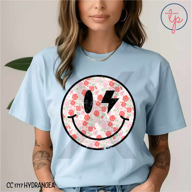Rose Floral Smiley