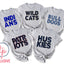 Sequin Split Mascots - Bulldogs, Huskies, Indians, Outlaws, Patiots, Wildcats
