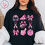 Sequin Stack Football Pink Out