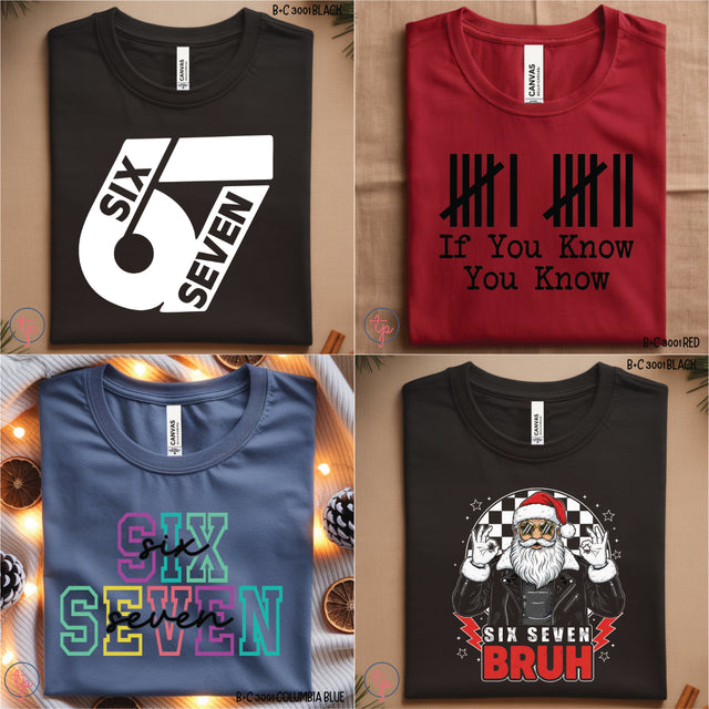 Six Seven Ice Cream, Hearts, Check, Turkey, Pizza, Basketball, Skellie, Retro, If You Know, Neon, Santa