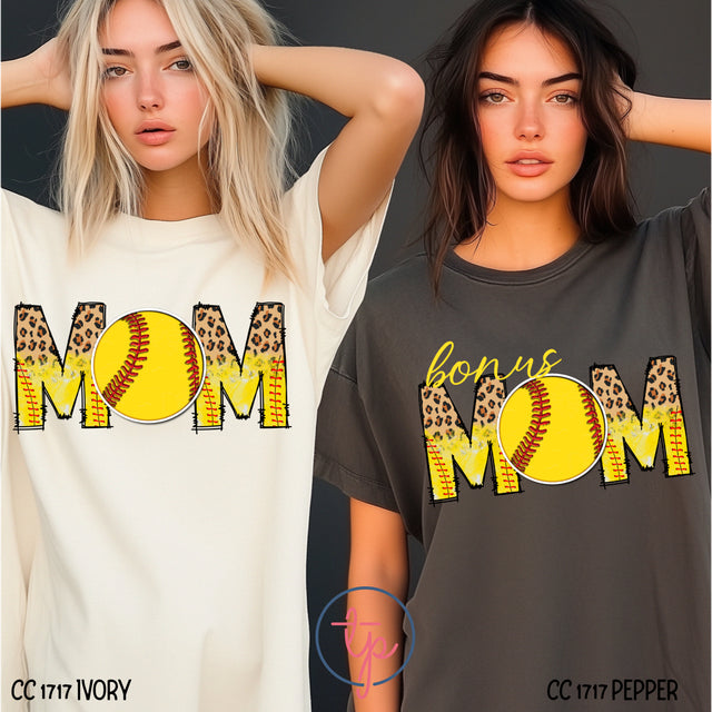 Softball Bonus Mom or Mom