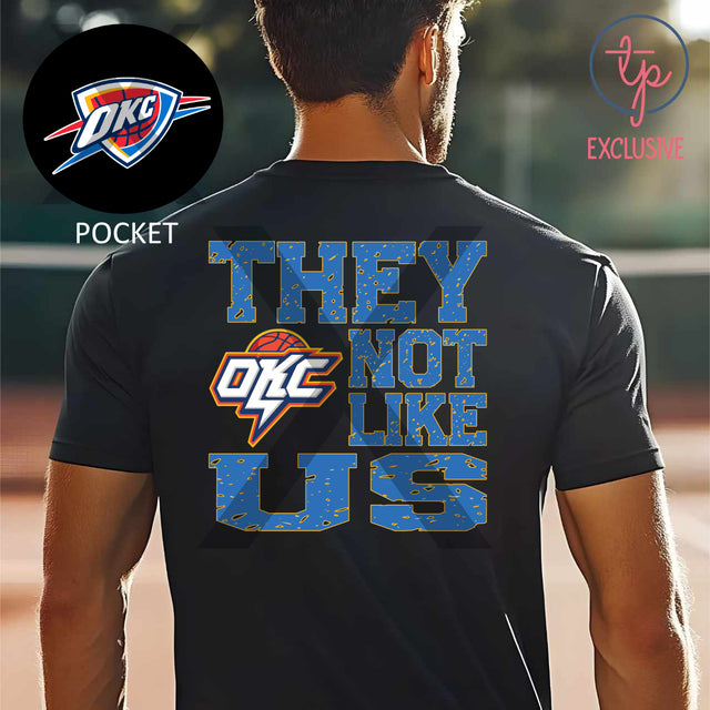 They Not Like Us OKC Thunder Pocket or Back