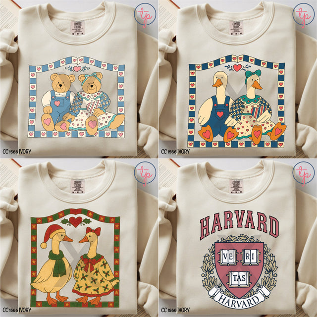 Thrifty MudHoney Bears, Geese, Goose, Harvard, Marlboro, Pyrex, Rooser Hen, Unity