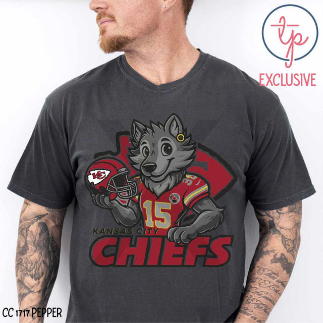 Throwback Chiefs Mascot