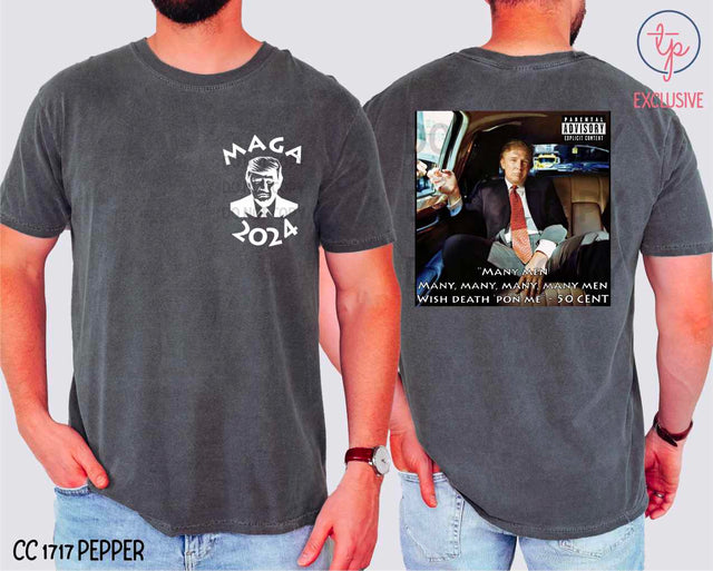 Trump Many Men POCKET (back sold separately)