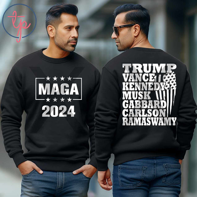 Trump Team MAGA Front or Back