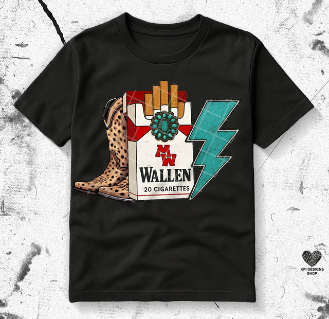 Wallen Turquoise Bolt and Cig Red or Turquoise