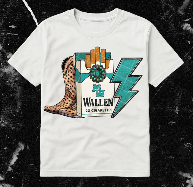 Wallen Turquoise Bolt and Cig Red or Turquoise