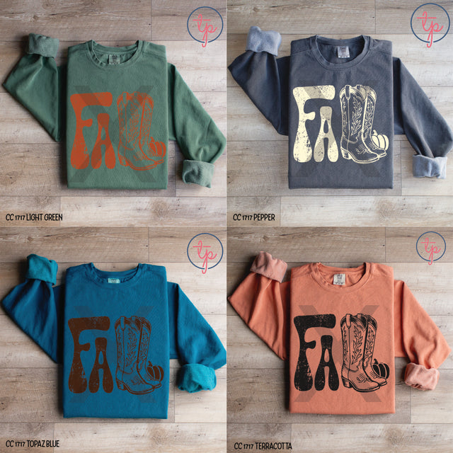 Western Fall Black, Brown, Cream, Orange