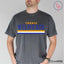 Custom Retro Stripe School Mascot Sports