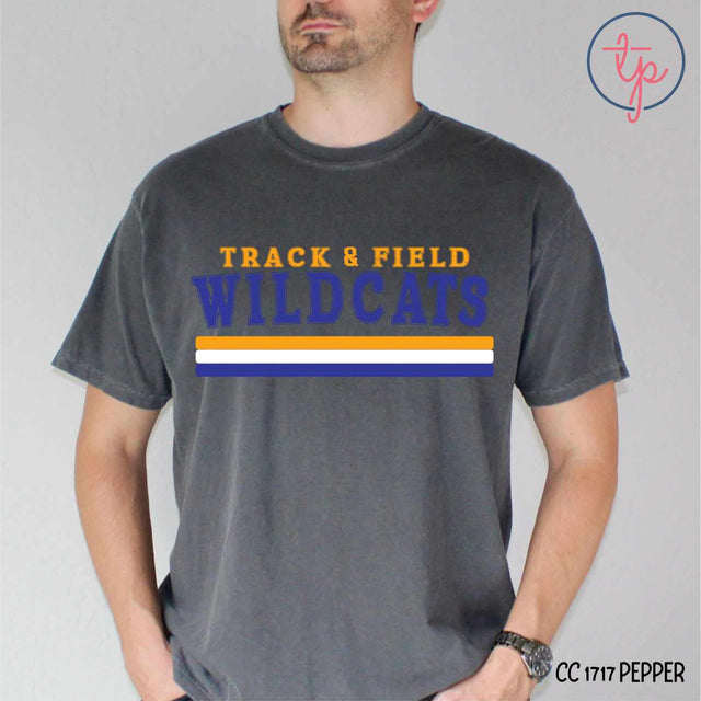 Custom Retro Stripe School Mascot Sports